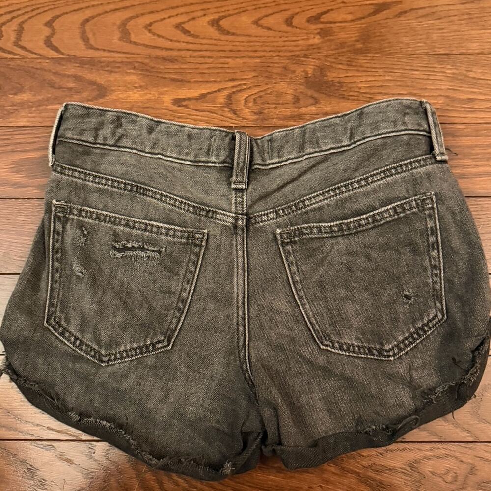 Free People We the Free Dark Wash Jean Shorts Size 25 - Picture 3 of 3